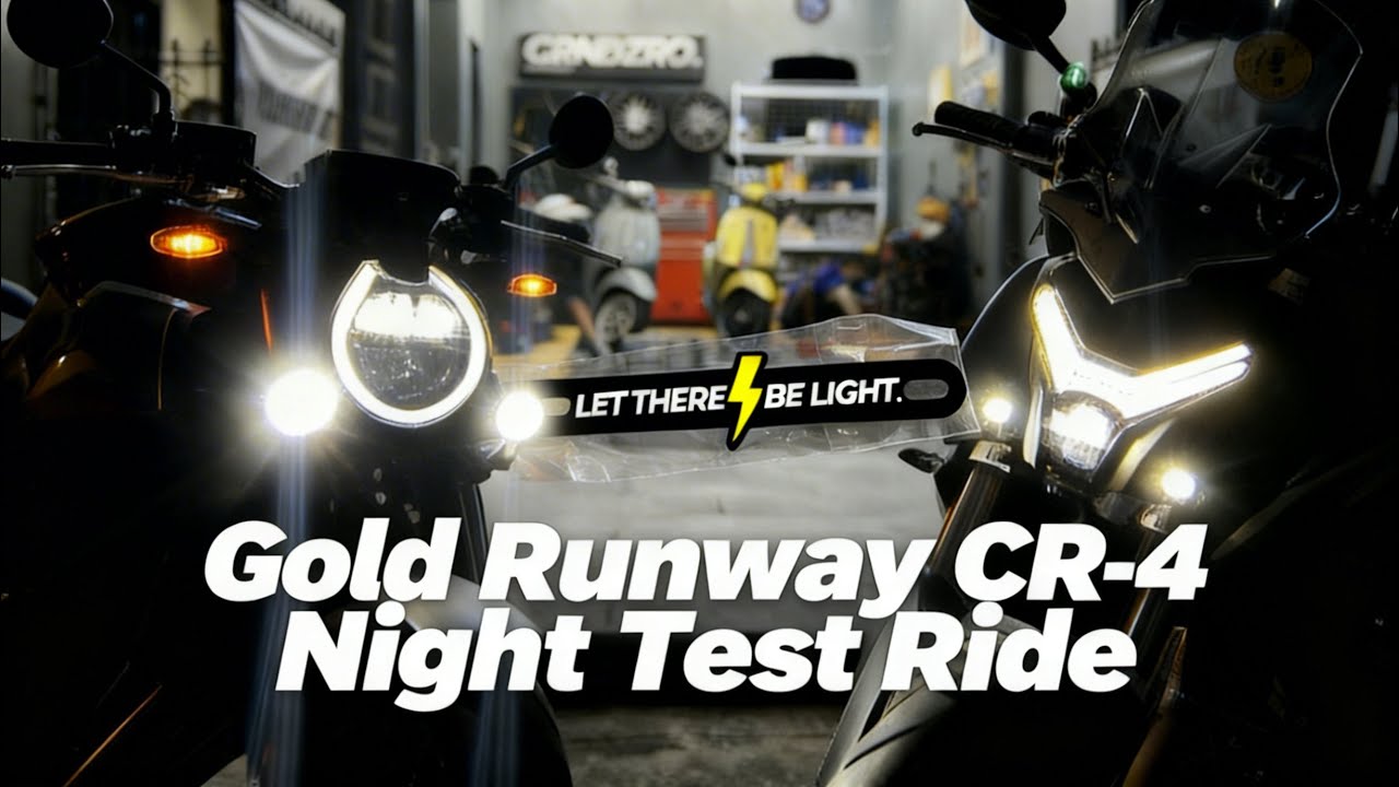 Ep 9 | Gold Runway CR4 Night Test Ride Part 2 | HONDA CB650R | SOBRANG LIWANAG