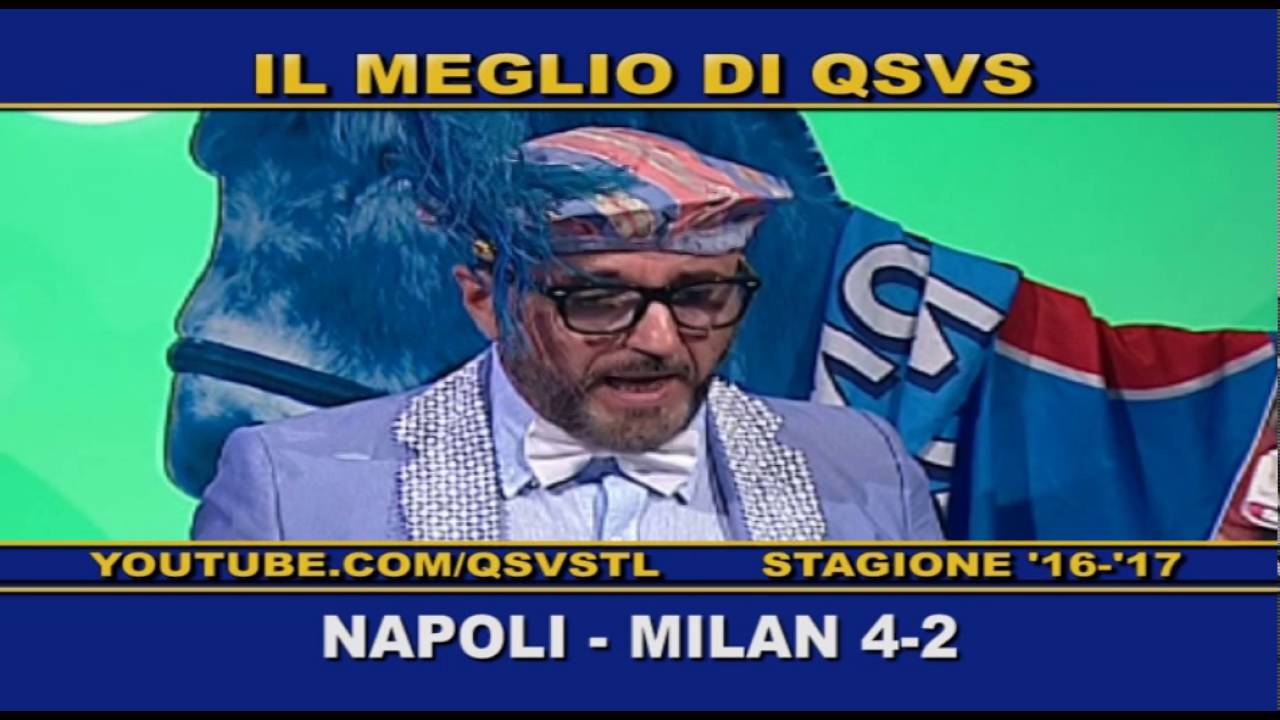 QSVS - I GOL DI NAPOLI - MILAN 4-2 TELELOMBARDIA / TOP CALCIO 24