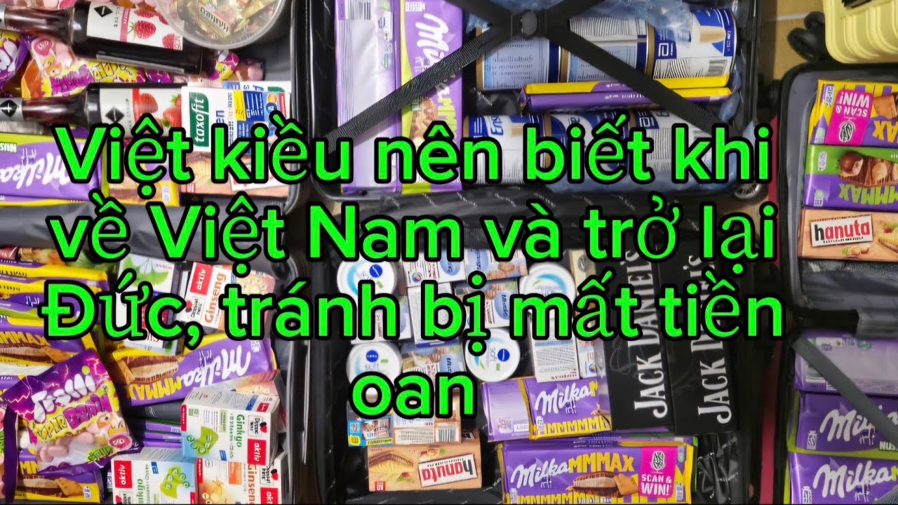 Việt kiều nên biết những hàng hóa không được phép mang vào Đức,Việt nam tránh bị phạt tiền#vietkieu