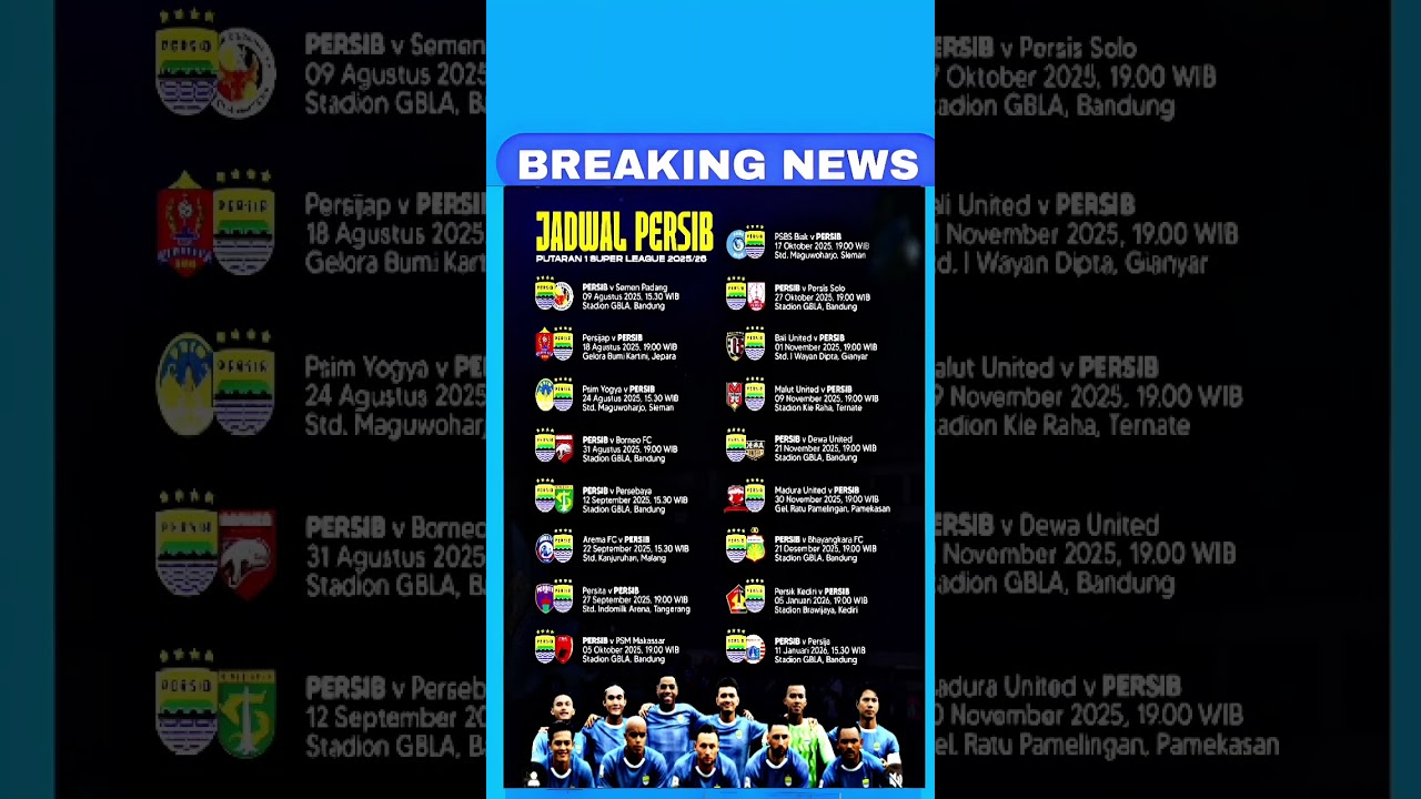 JADWAL PERSIB BANDUNG 