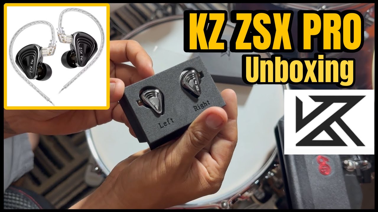 In Ears KZ ZSX Pro (Unboxing) || Alvaro Aguilar