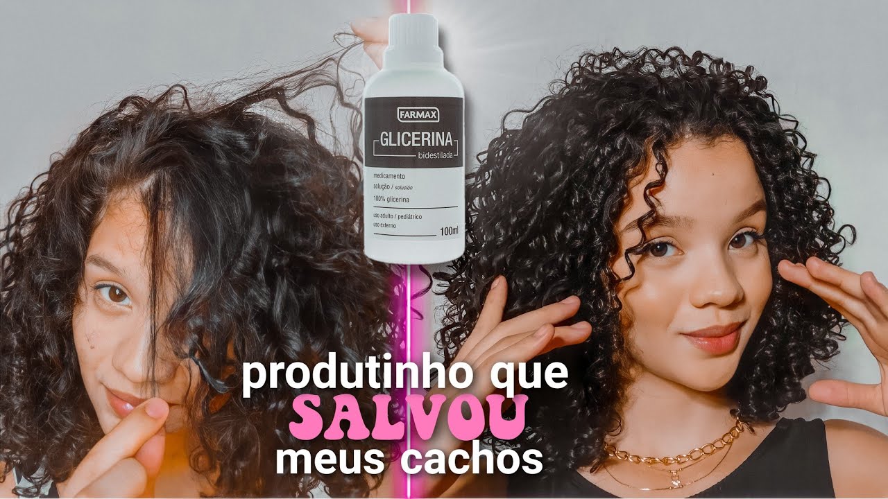 HIDRATAÇÃO POTENTE COM GLICERINA ( hidratação cadeira para cabelo cacheado) 💖