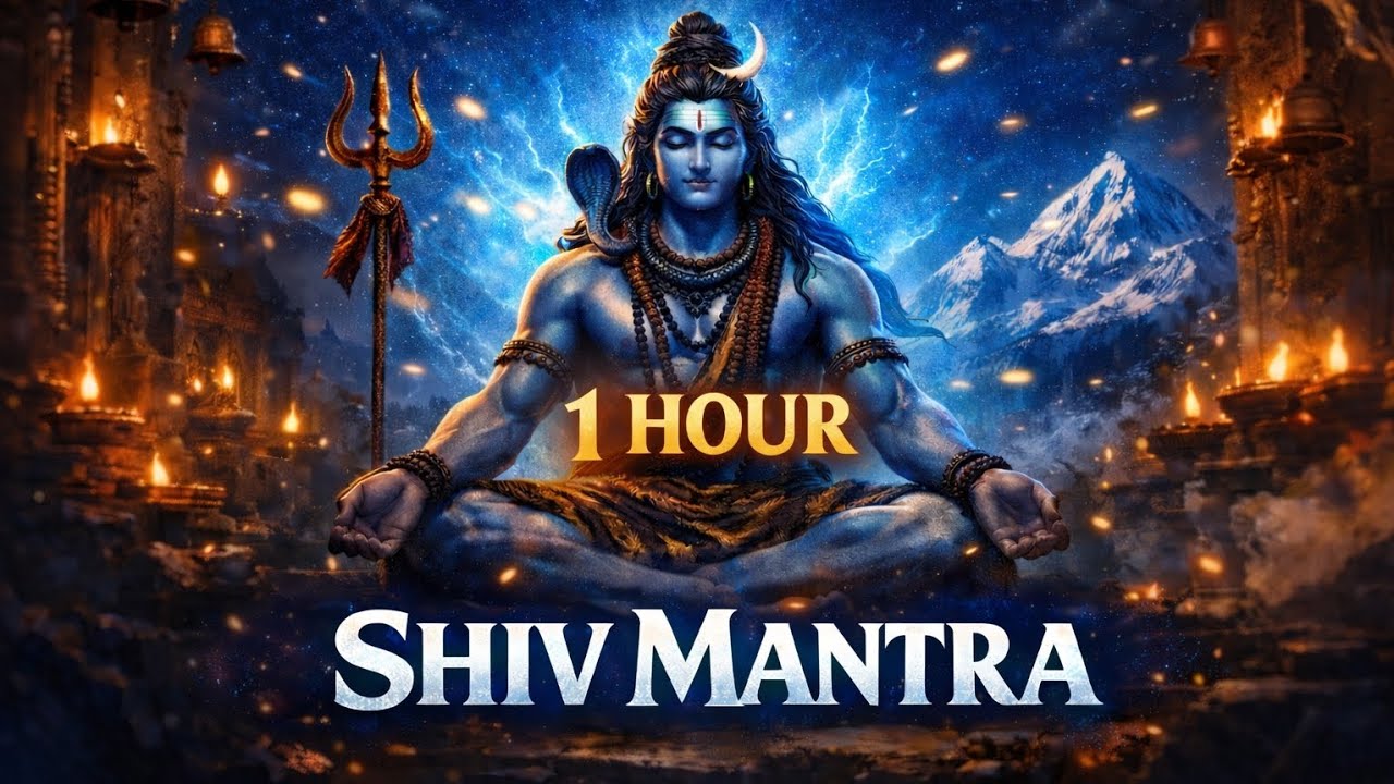 1 Hour Om Namah Shivaya Chanting | Shiv Mantra Meditation | Remove Negative Energy | Deep Sleep