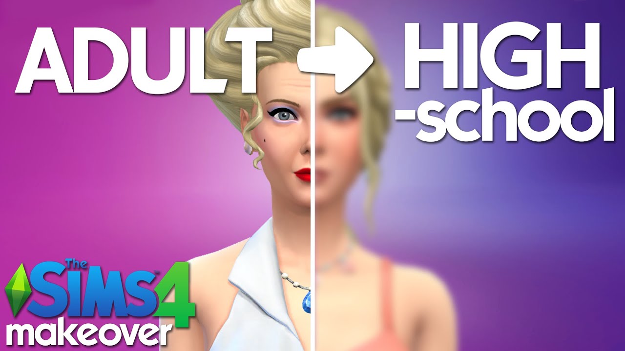 Teen Highschool CAS Makeover for Judith Ward ⭐💰 | No CC! | The Sims 4