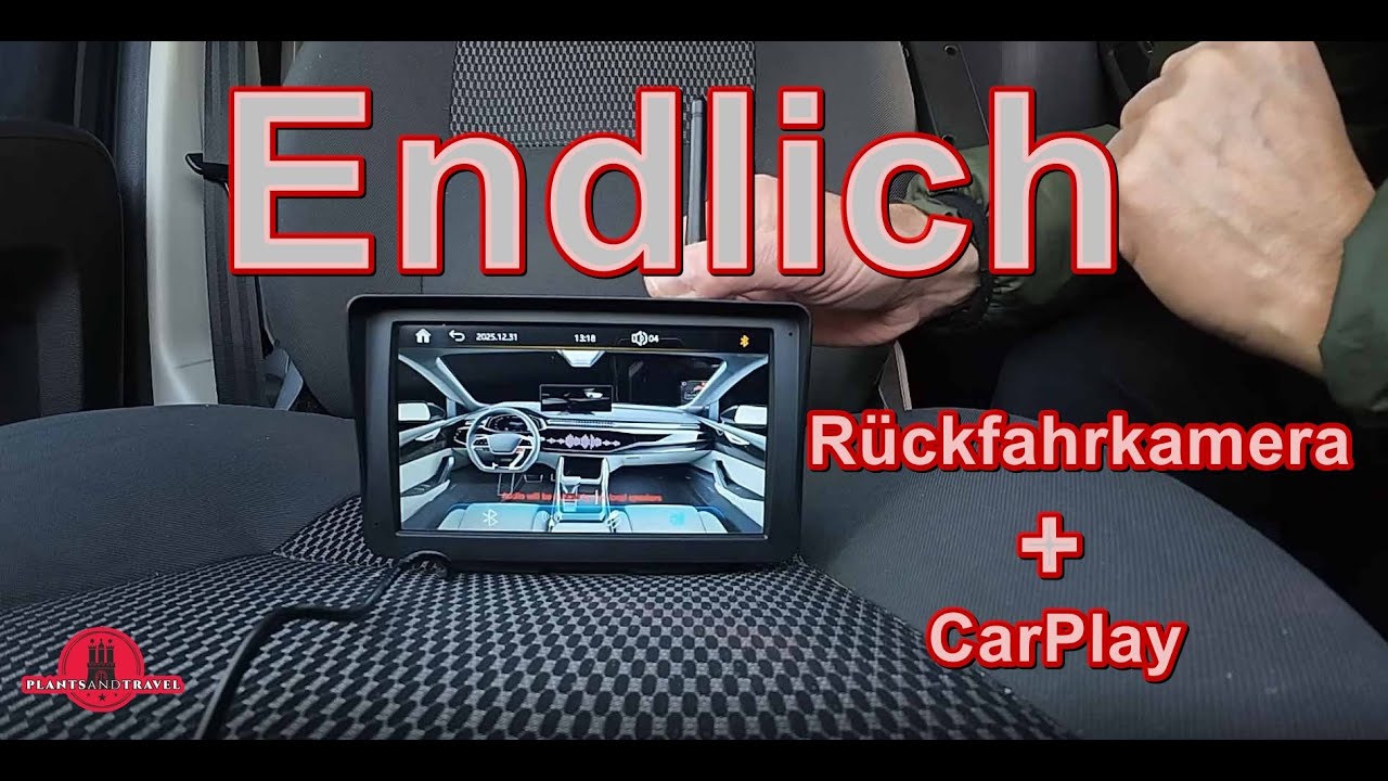 Urvolax UR69X warum nicht gleich so ? Magnetische Rückfahrkamera kabellos mit CarPlay