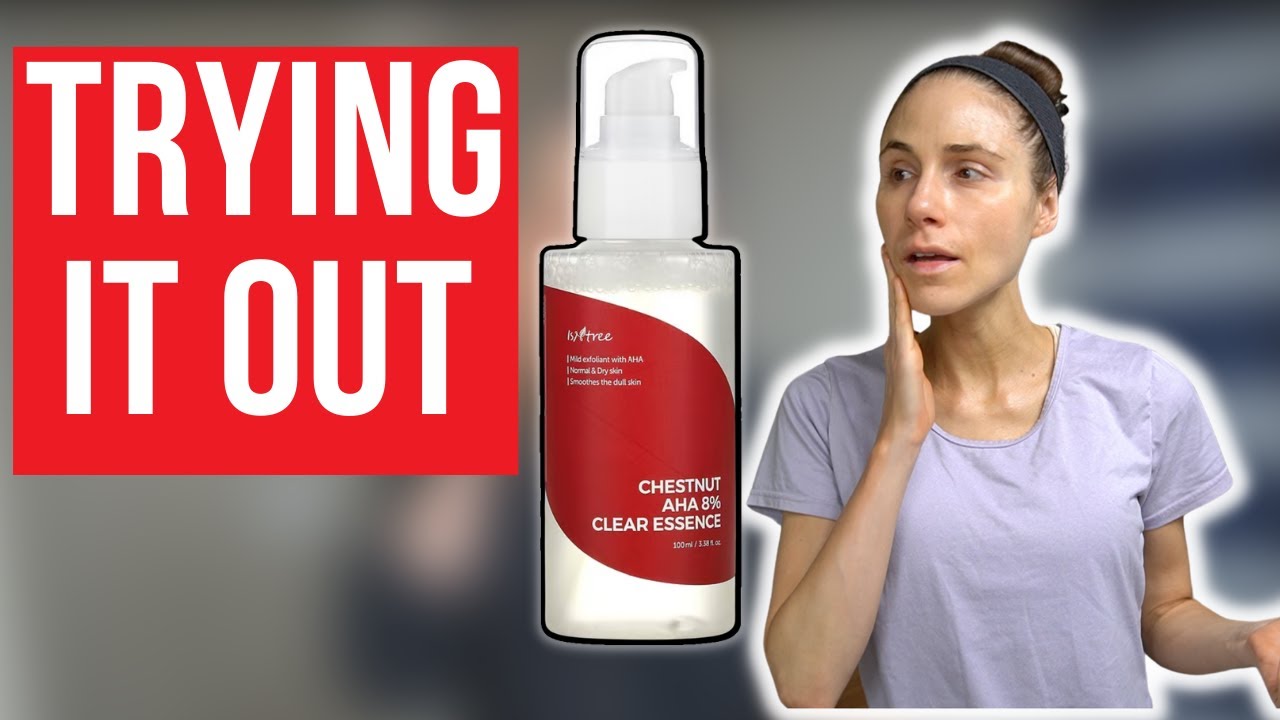 Trying Isntree Chestnut AHA | Skincare Vlog