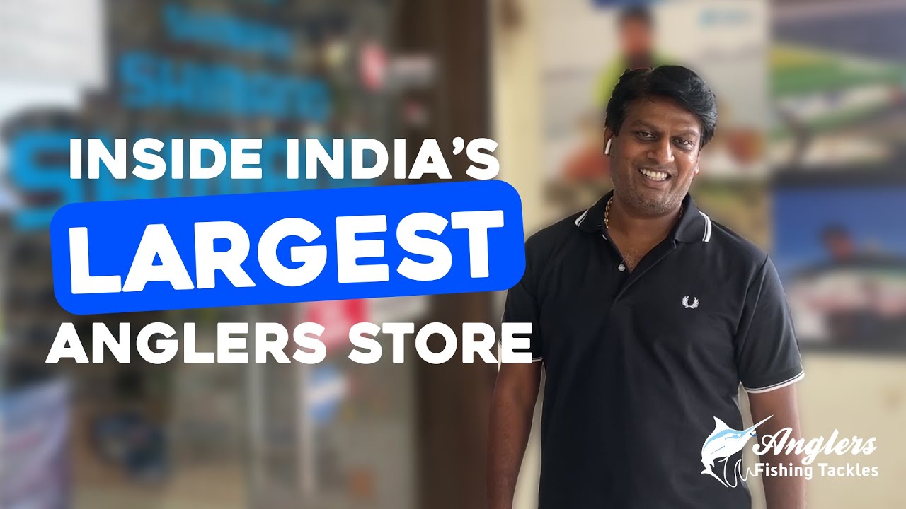 Inside INDIA's LARGEST Anglers Fishing Tackle Store | Chennai