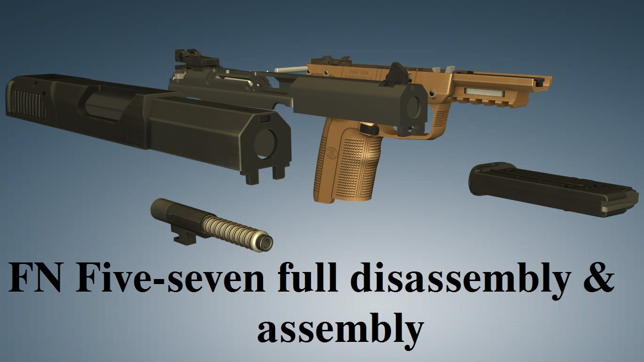 FN Five-seven: full disassembly & assembly | World of Guns