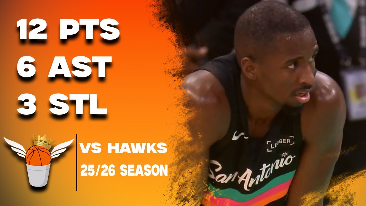 David Jones Garcia Career High 12 Points/6 Assists vs Hawks Full Highlights! (11/20/2025)