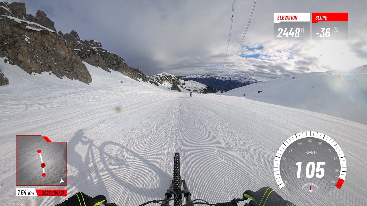 DERBIKE Courchevel 2025 FULL RUN //Kylian BRELIERE //Départ dernier pour doubler le plus de monde