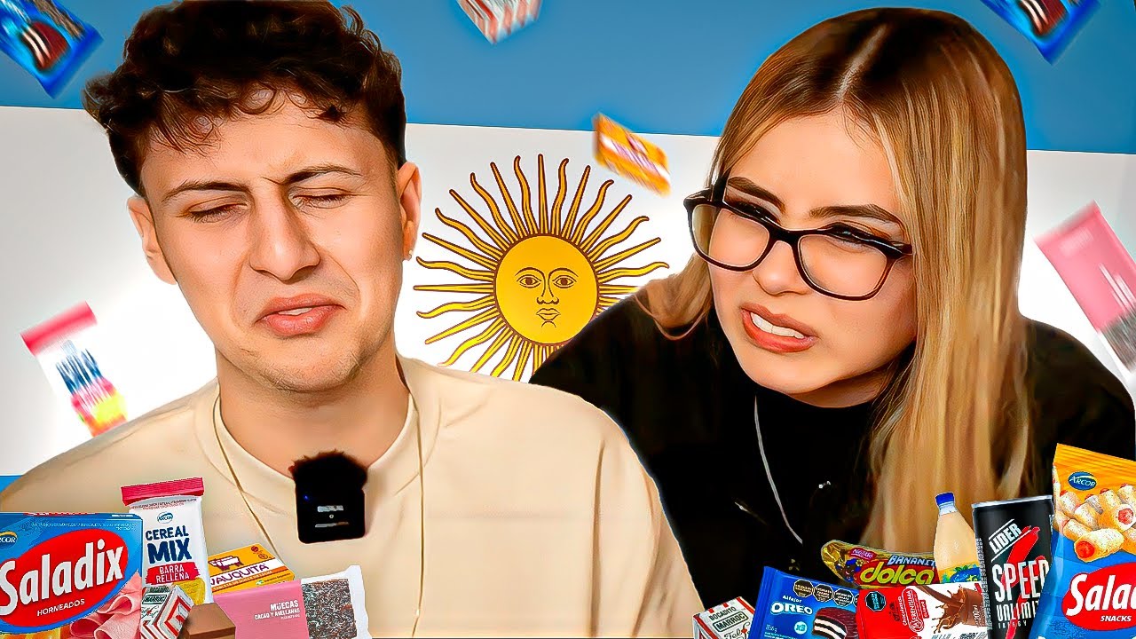 COLOMBIANOS PROBANDO DULCES ARGENTINOS 😱
