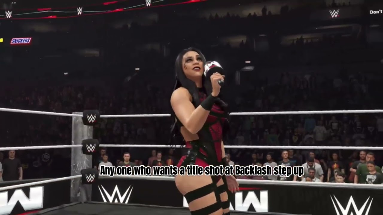 Raw 2K25- Stephanie Vaquer addresses the WWE UNIVERSE ￼
