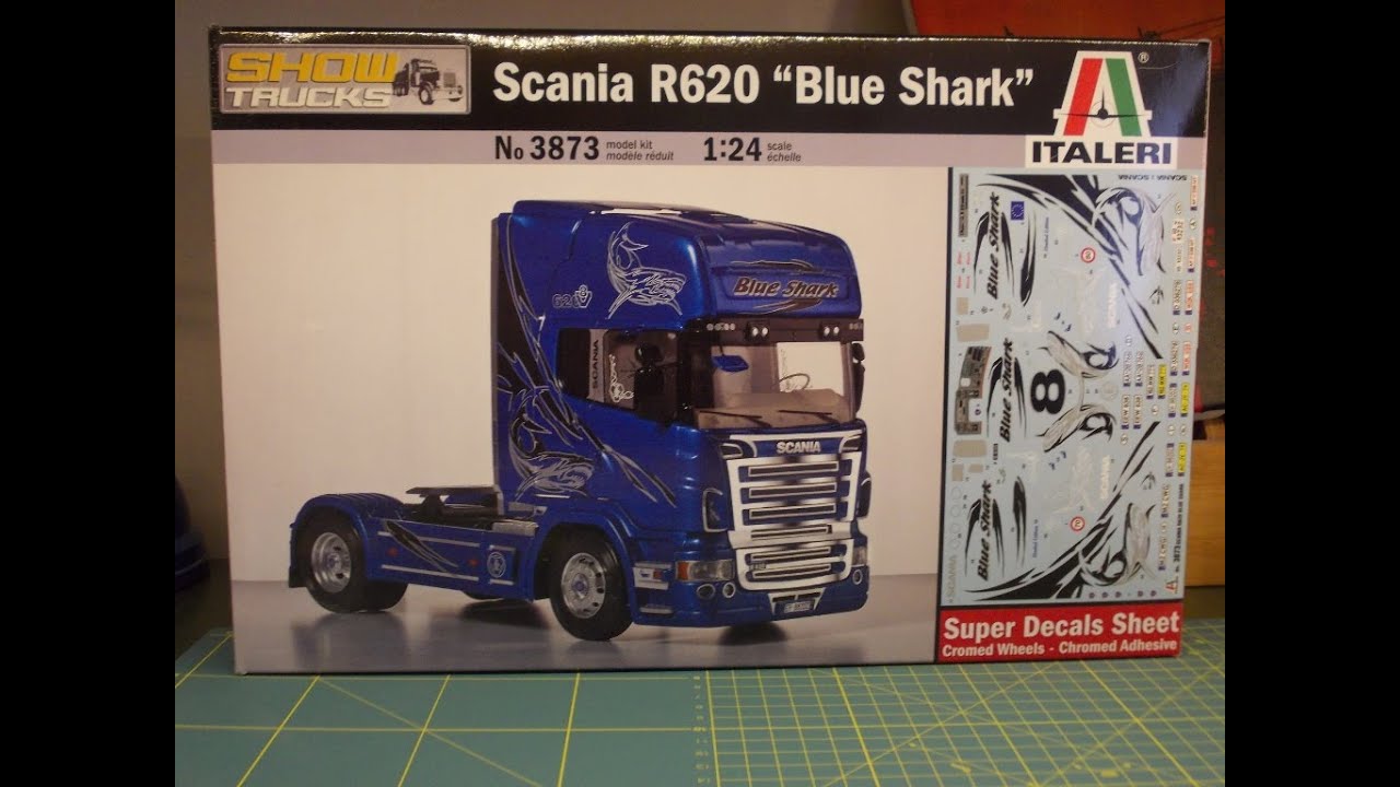 Italeri 3873 1/24 Scania R620 Blue Shark
