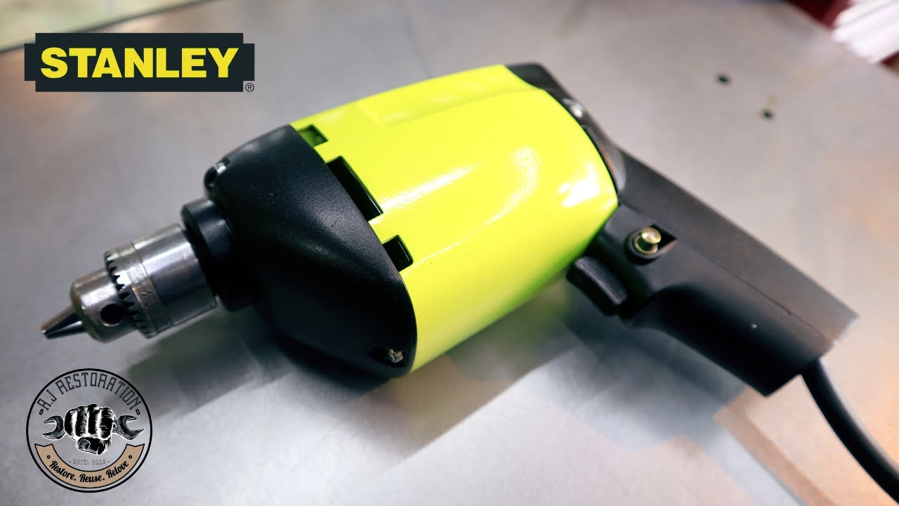 Vintage Stanley Electric Hand Drill Restoration.
