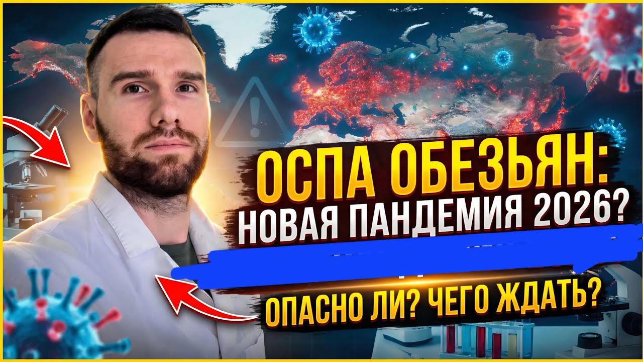 Оспа обезьян в 2026г. Будет ли пандемия?