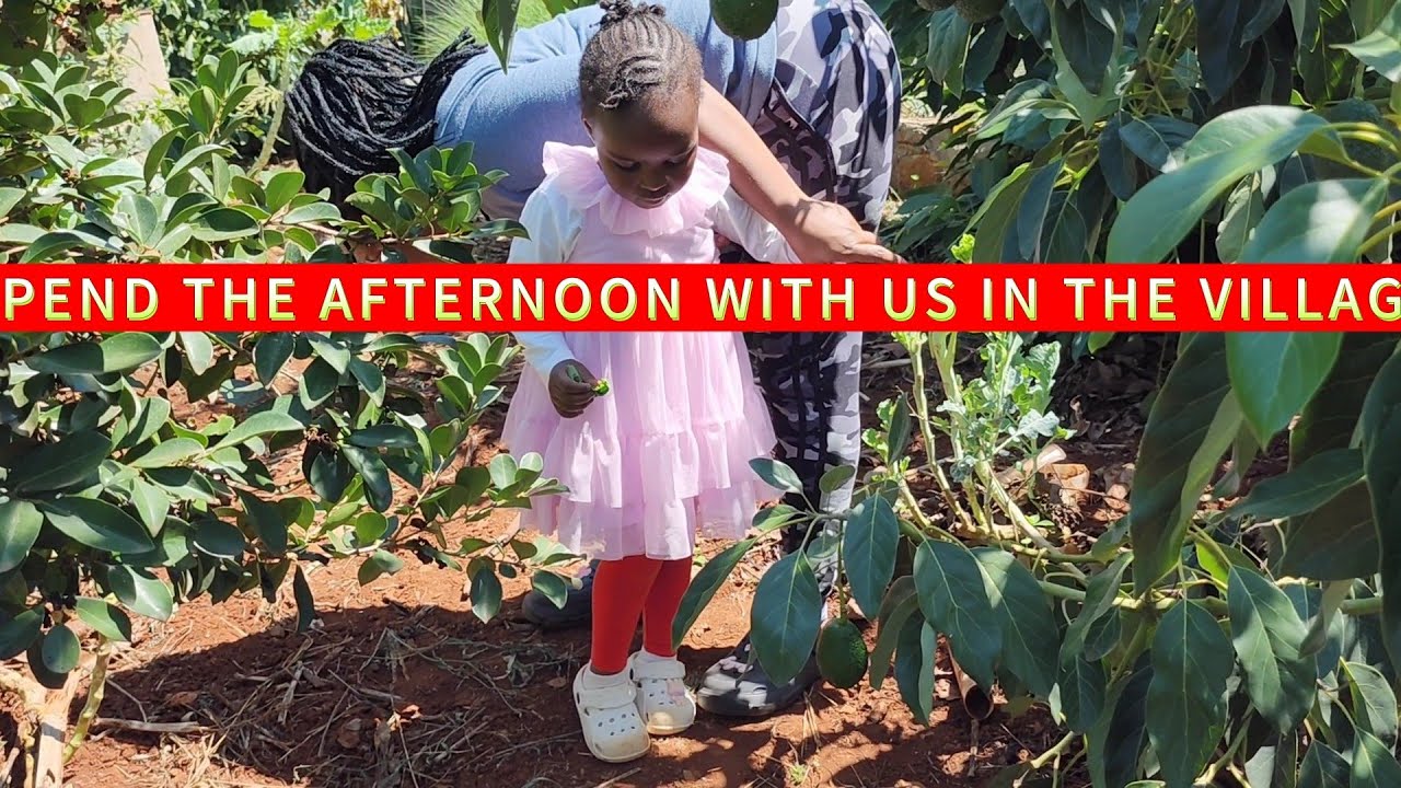 SPEND THE AFTERNOON WITH US IN THE VILLAGE || BLESSED WAMIANGA FAMILY #routinevlog #familytime