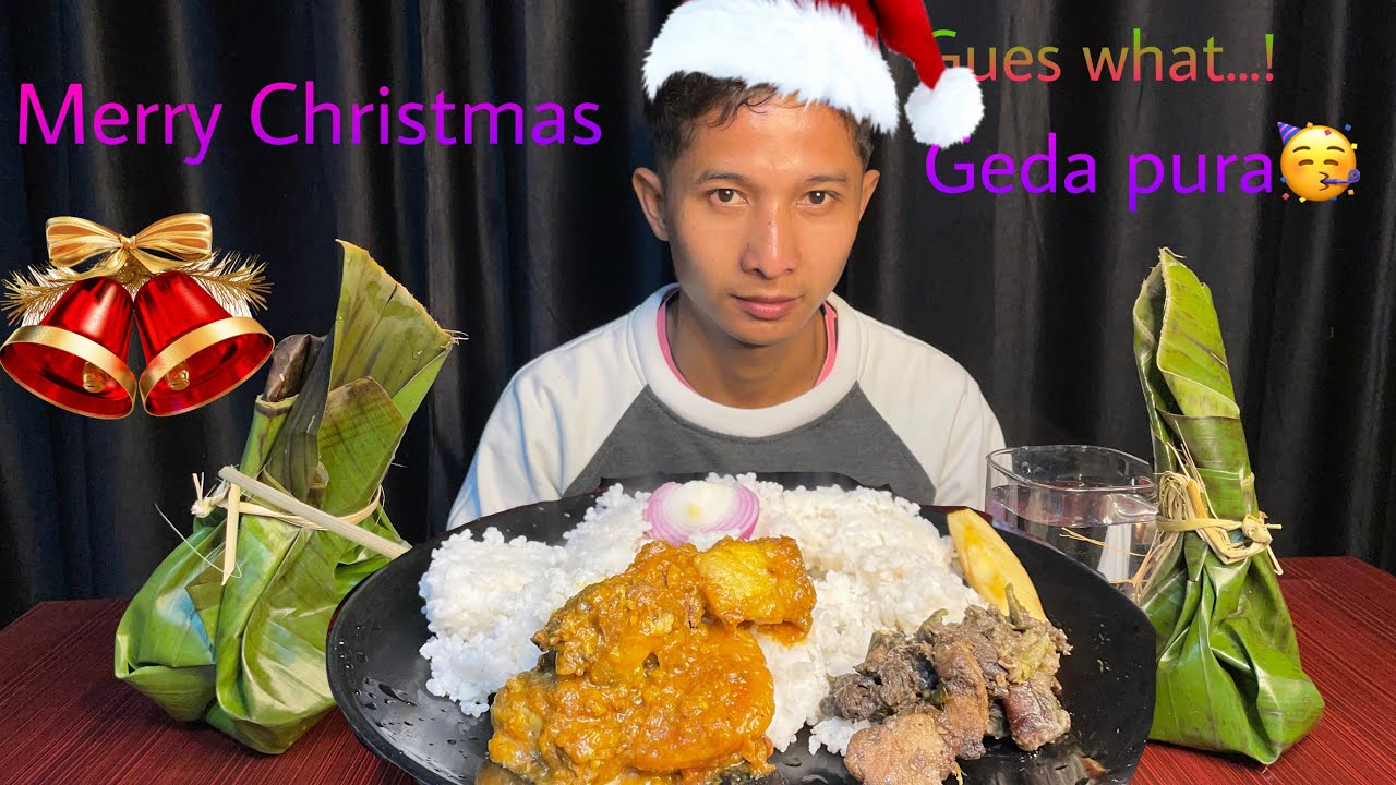 WAK GEDA PURA salgro special dish PORK kappa BEEF Jorrr… Christmas vibe MUKBANG
