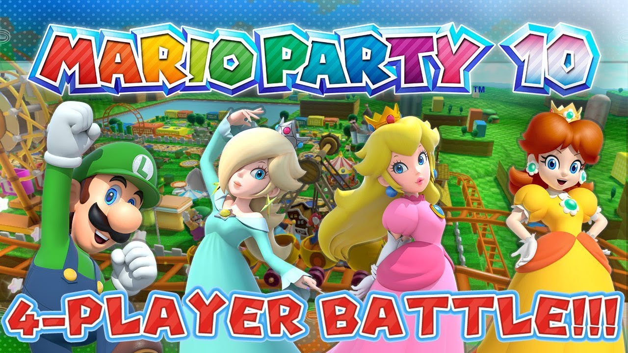 Mario Party 10 - 4 Player Battle!!!