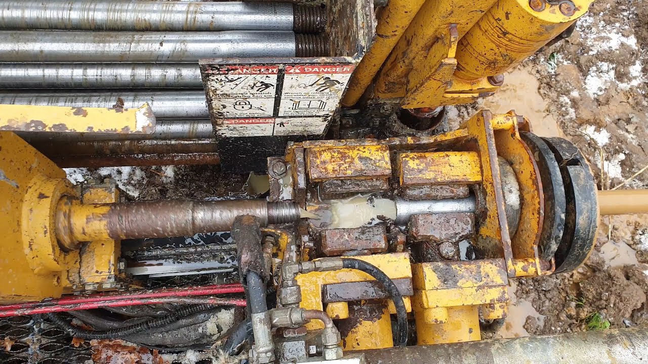 Directional Drilling - inserting the pipe under the gas line (without digging a trench).