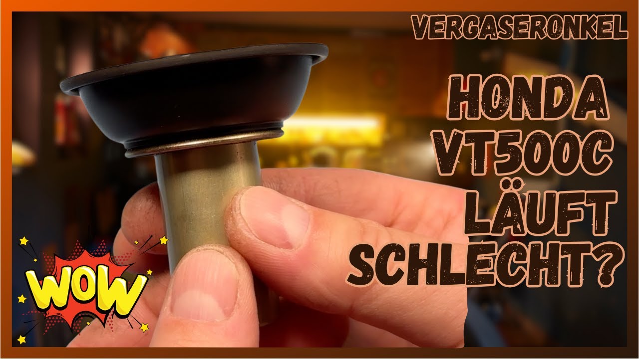 Honda VT500C läuft mies? Membran JETZT tauschen! 