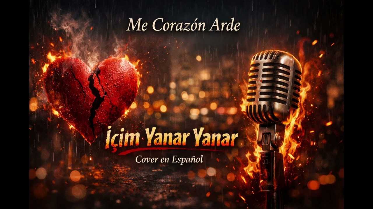 🔥 “Me Corazón Arde… (İçim Yanar) | Cover en Español” 💔🎤