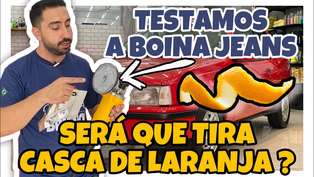 COMO REMOVER CASCA DE LARANJA SEM USAR LIXA | Testamos a Boina Jeans