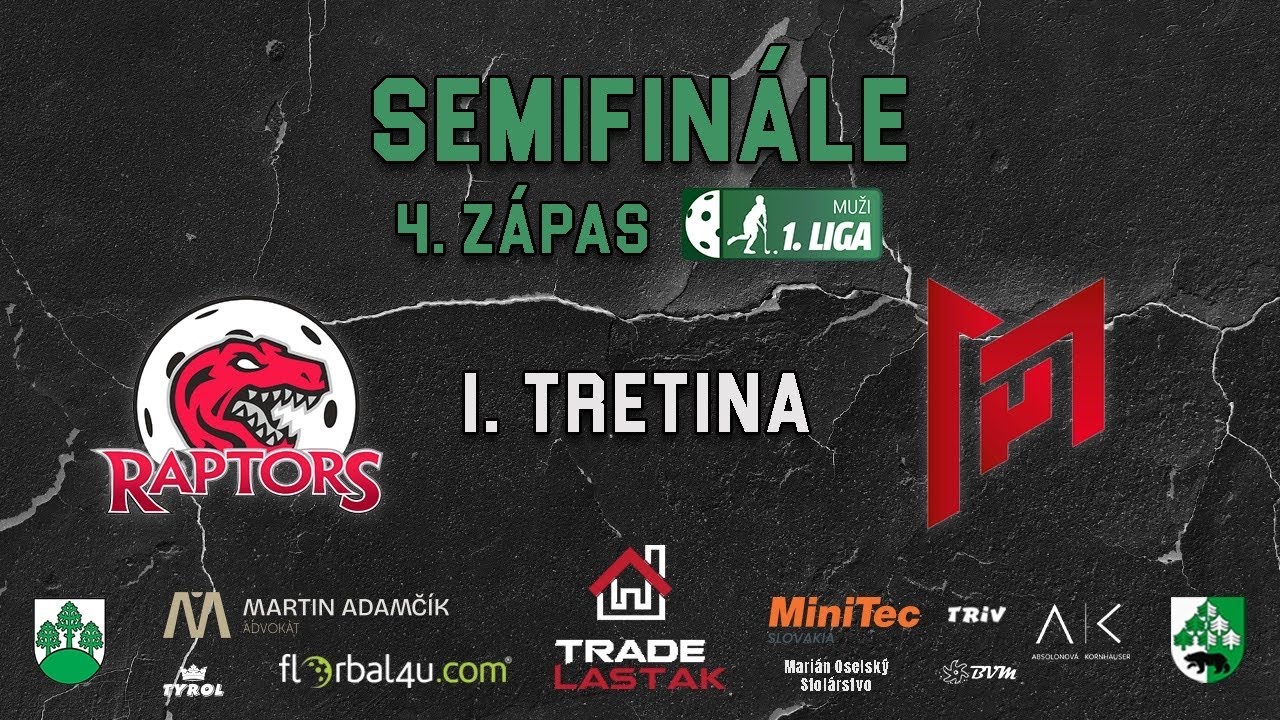 SEMIFINÁLE - FBK Raptors vs. FBC Mikuláš Prešov (4. zápas, 1. tretina)