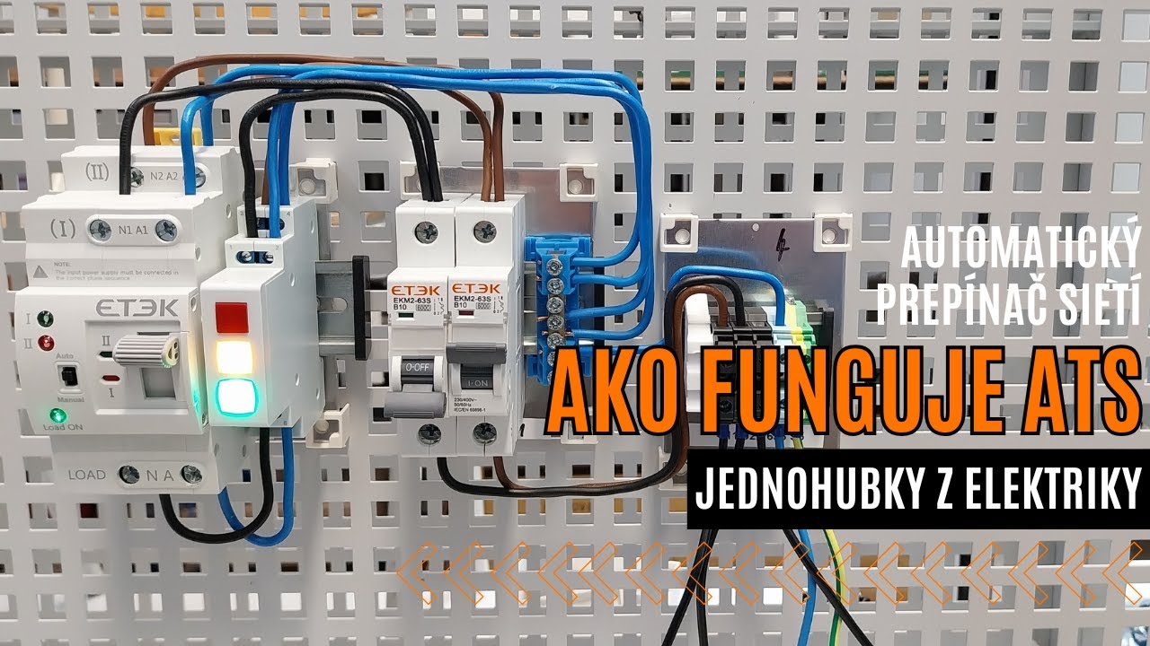 Ako funguje ATS (automatický prepínač sietí)