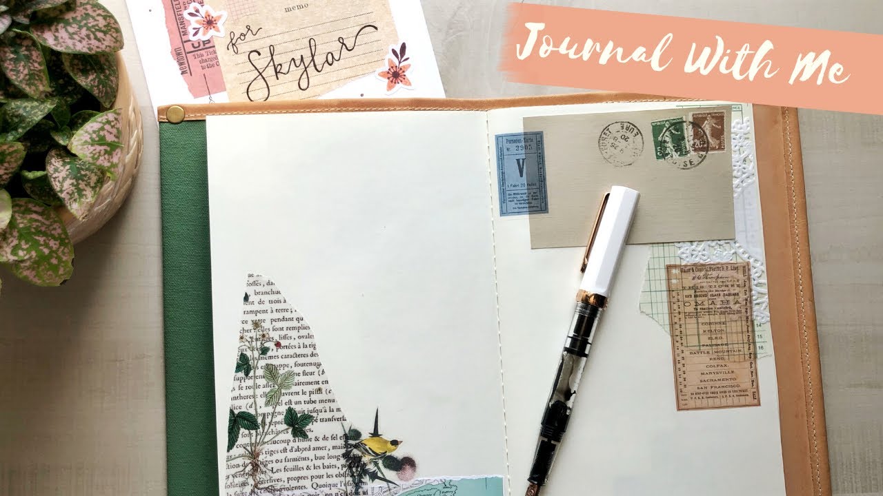 Journal With Me - Vintage Style Stationery | Designs From Scratch