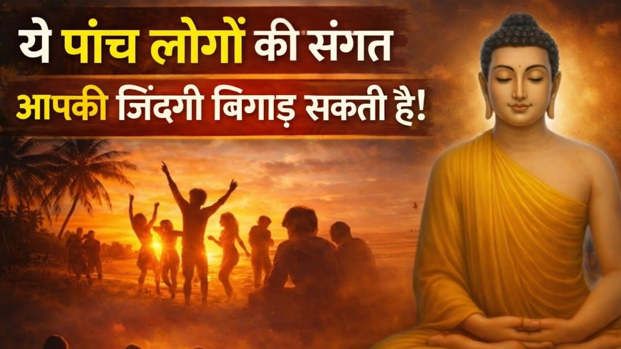 ये पांच लोगों की सगंत आपकी जिंदगी बिगाड़ सकती है ! महात्मा बुद्ध की सीख #Mahatmabudh