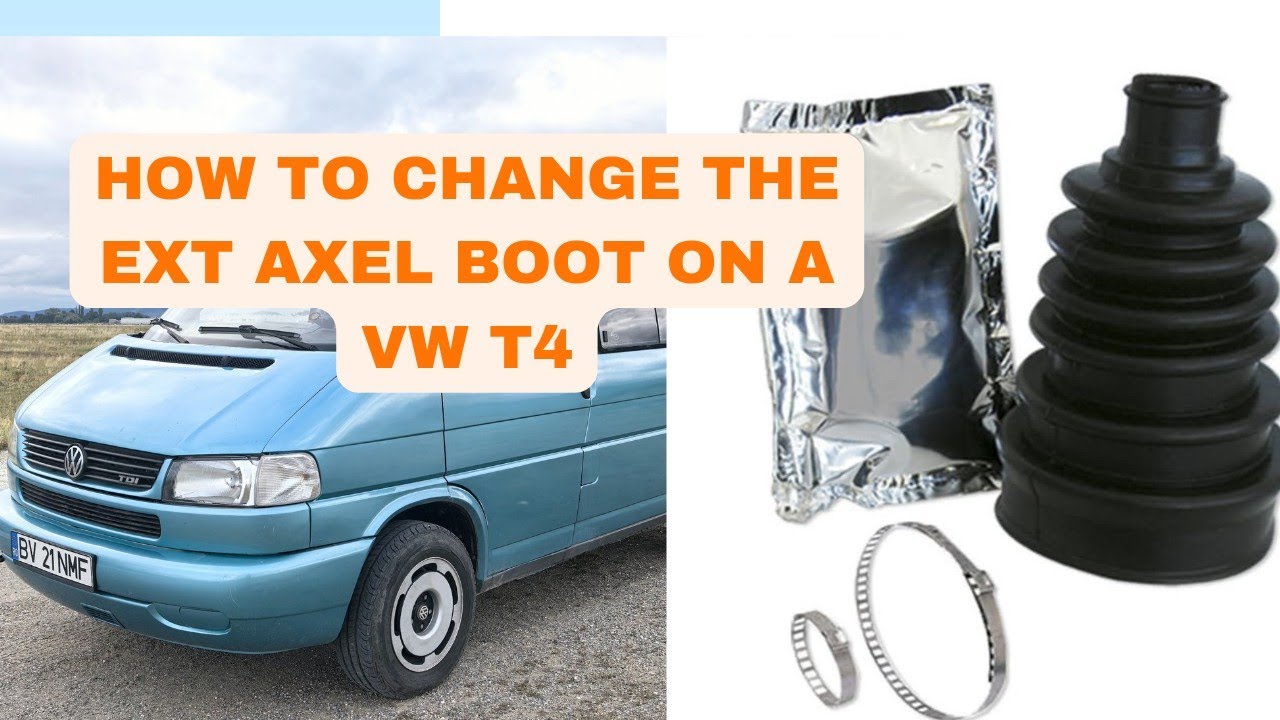 How to change the ext axel boot on a VW T4