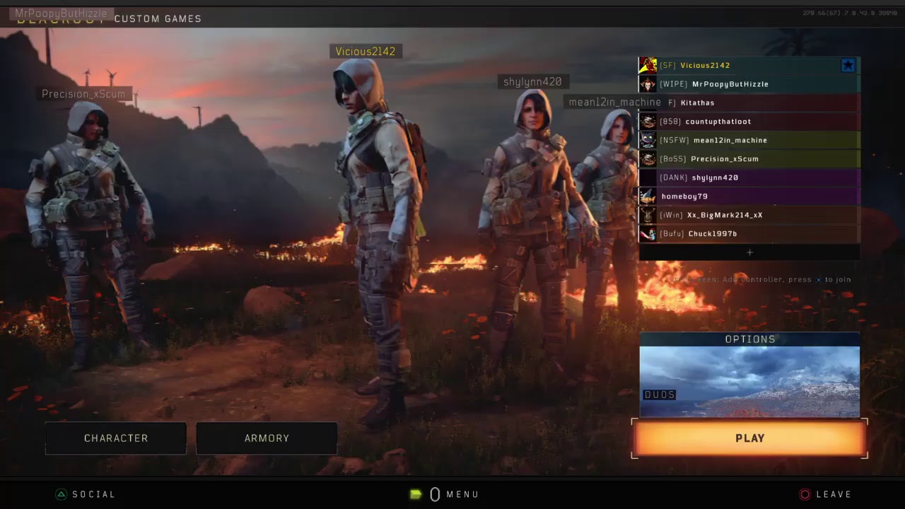 Blackout - custom games