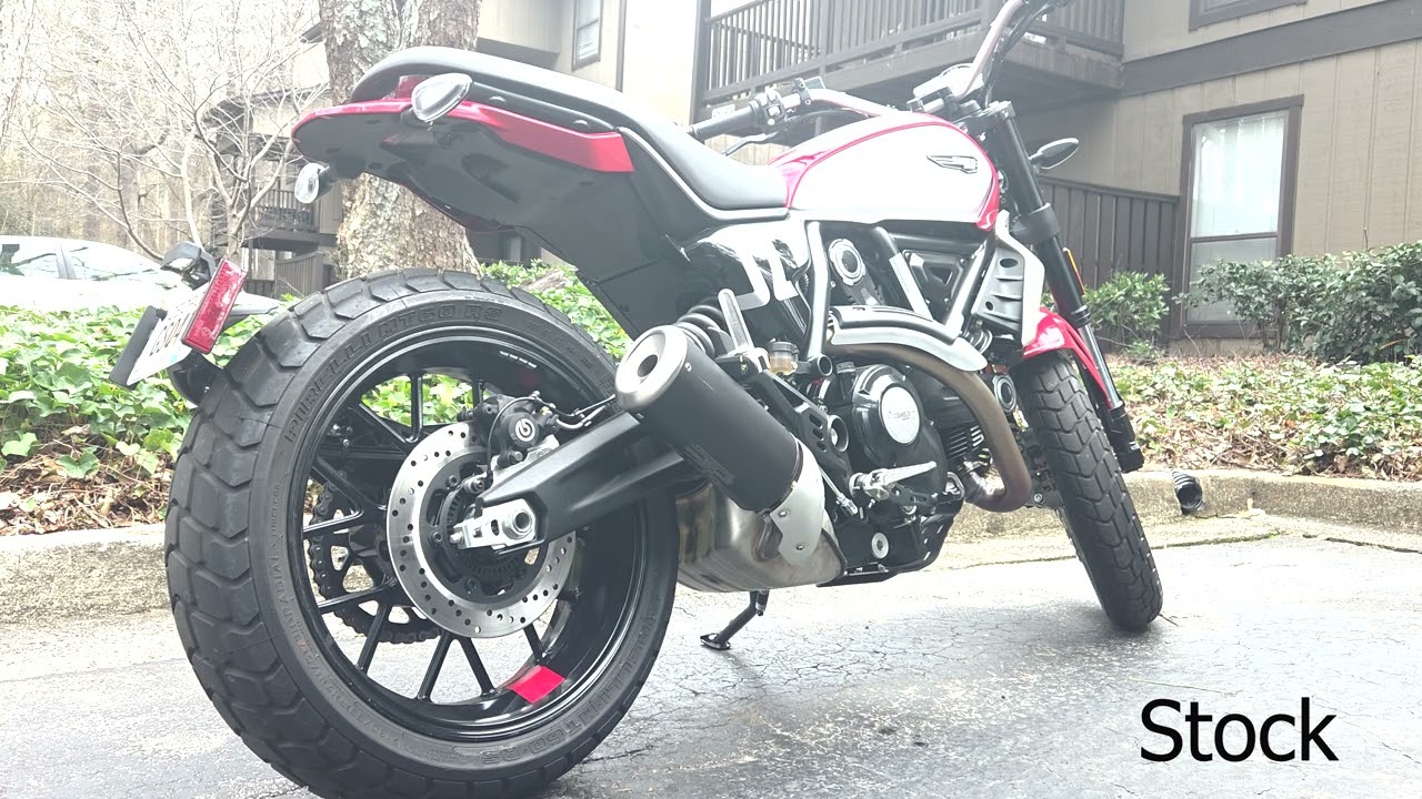 2024 Ducati Scrambler Competition Werks slip-on (Idle only)