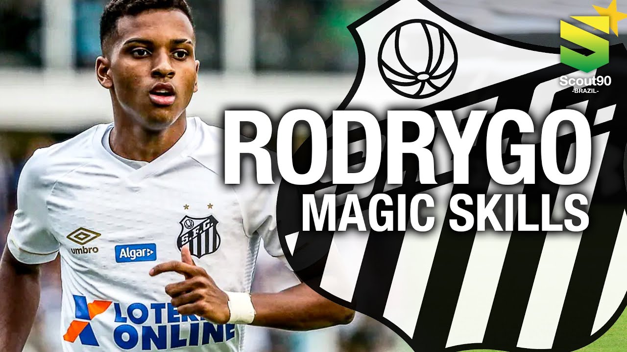 Rodrygo - Magic Skills & Gols Incr&iacute;veis pelo Santos | HD