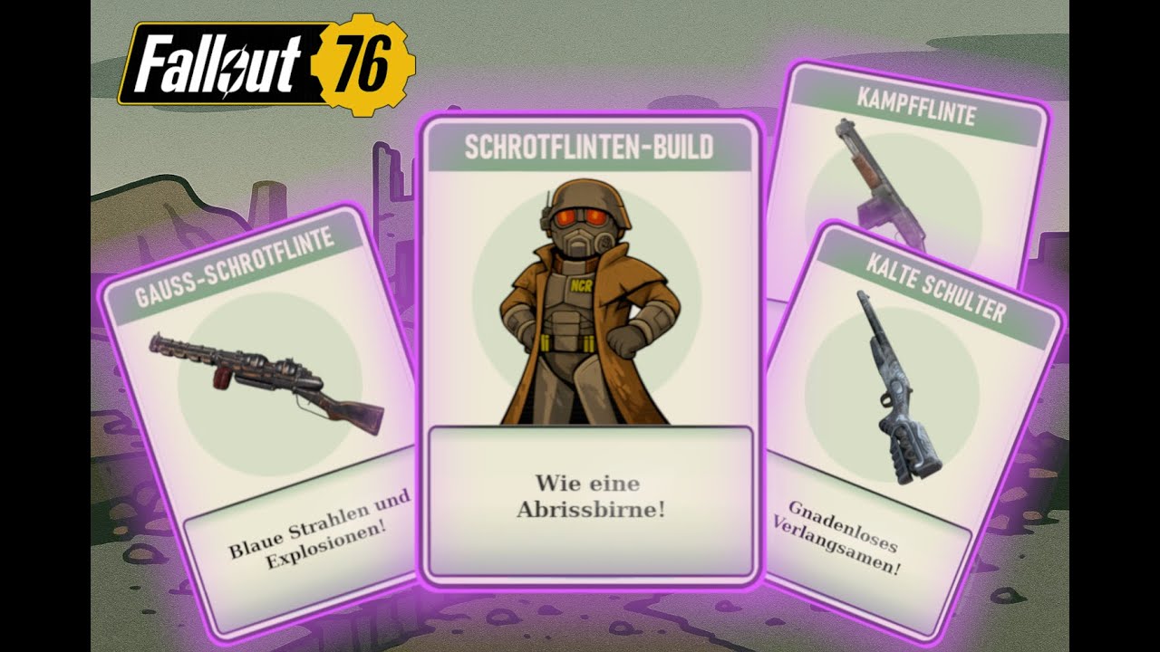 Schrotflinten-Build in Fallout 76 – Kontrolle durch Verkrüppeln und DPS