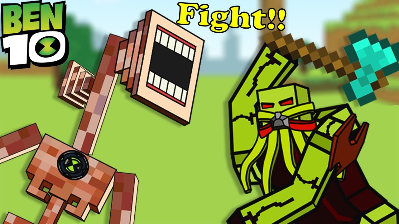 Siren Head vs Vilgax | Ben 10 | Minecraft Animation #10