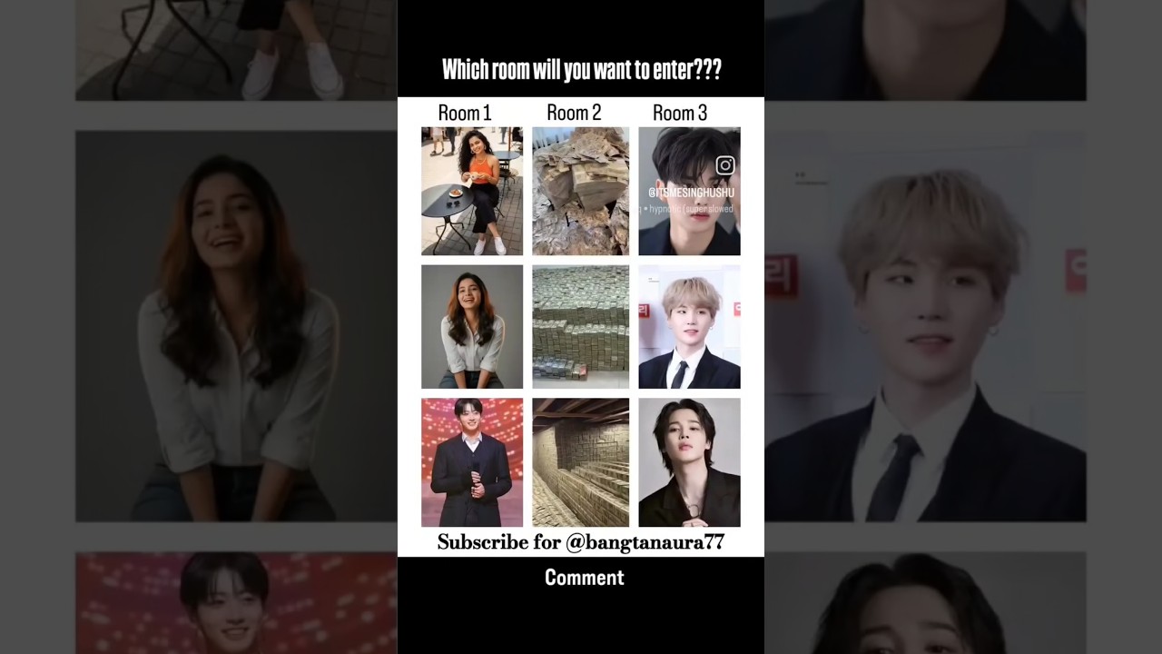 choose the one room you #BTS #BangtanBoys #Kpop #BTSArmy #BTSVideo #K8 #BTSFans👉