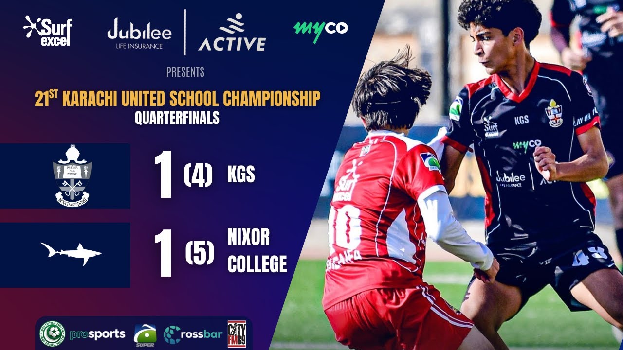 Nixor College vs Karachi Grammar School | 21st Karachi United School Championship | Semi Final