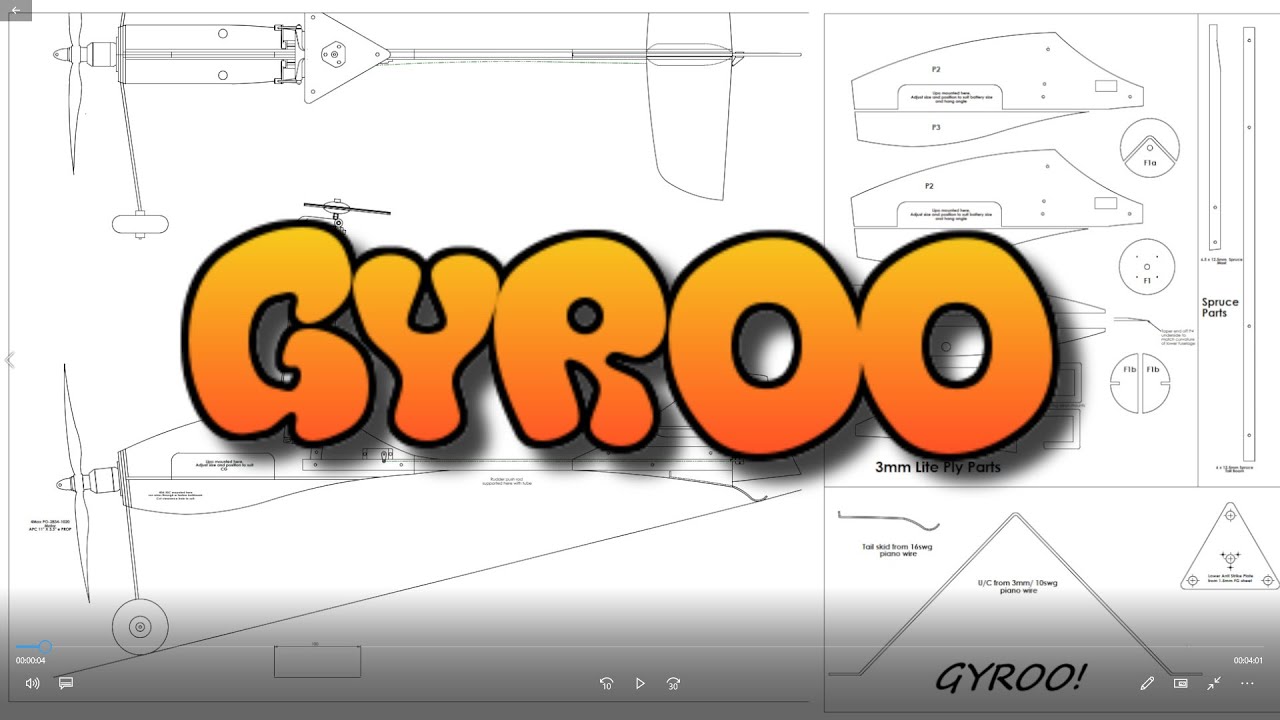 Gyroo Autogyro build Video