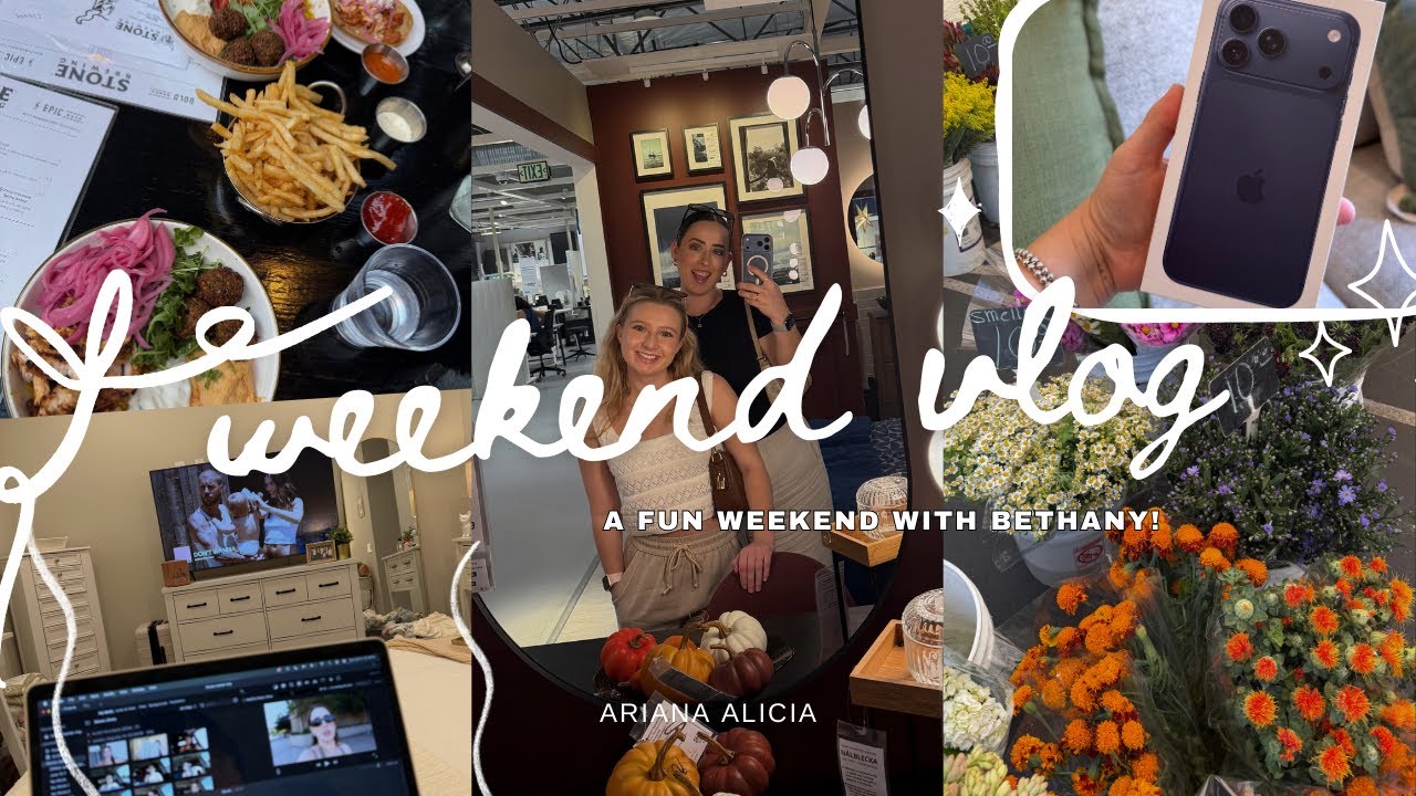 weekend vlog | new iphone, my hinge got deleted, la jolla farmers market + mini haul