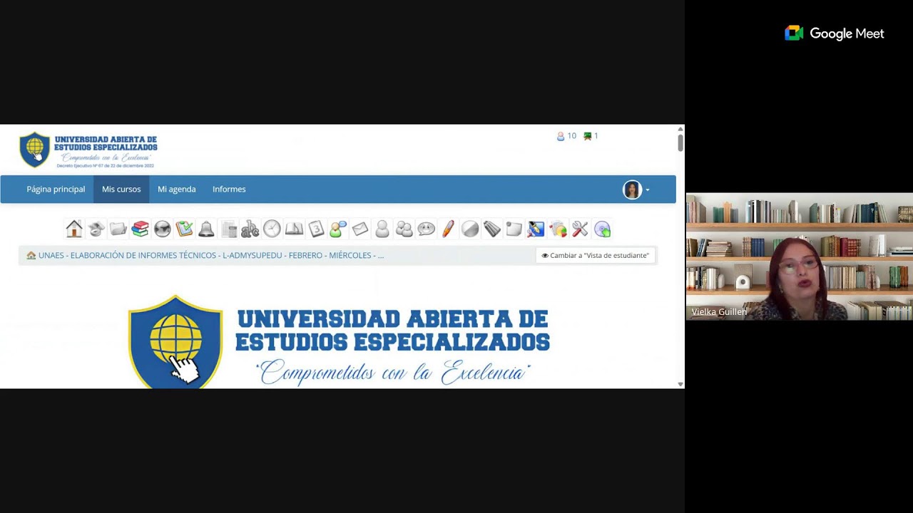 AD Y SUP DE LA EDUCACIÓN A23 (ELABORACIÓN DE INFORMES TÉCNICOS - VIELKA GUILLÉN) RECURRENTE