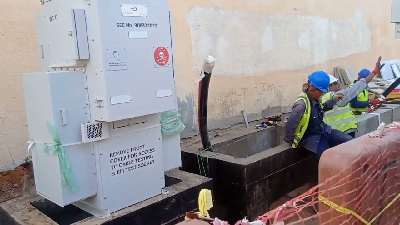 preporation of termination (3x500mm & 3x70) cable to the RMU.and installation of RMU