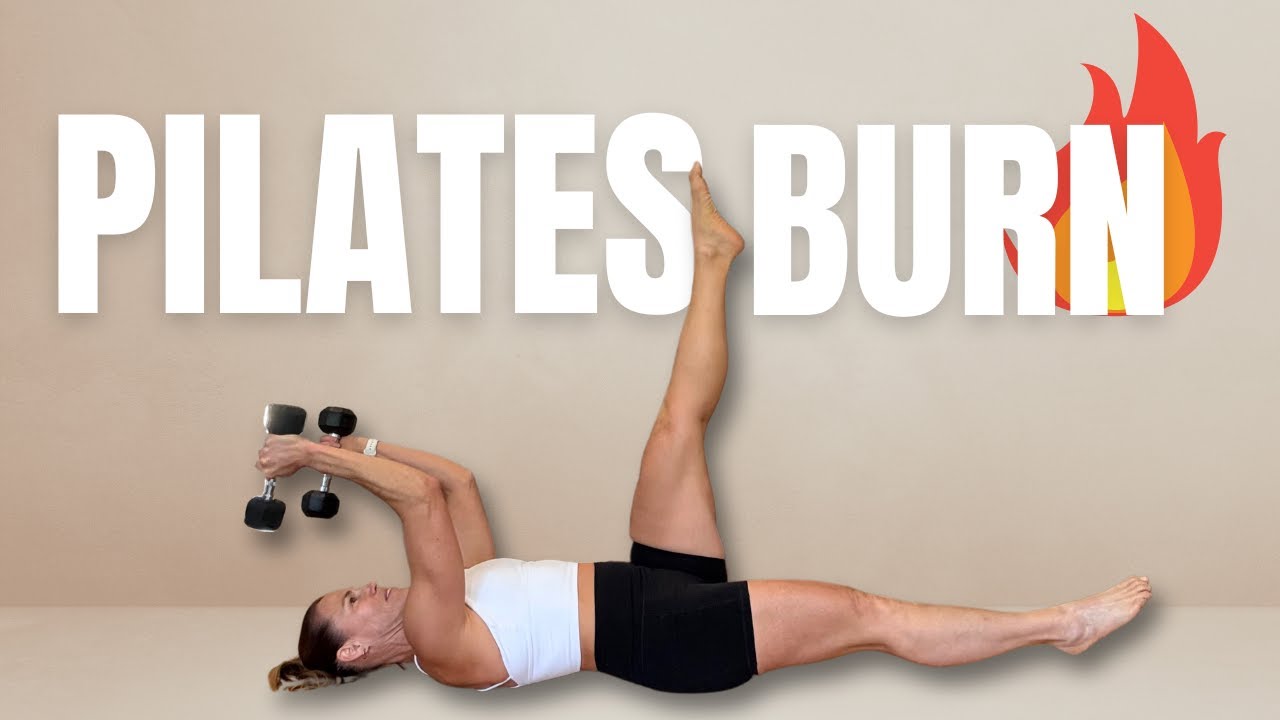 PILATES BURN & TONE | 45 MIN at Home Weight Loss Workout | Cardio HIIT | Low Impact