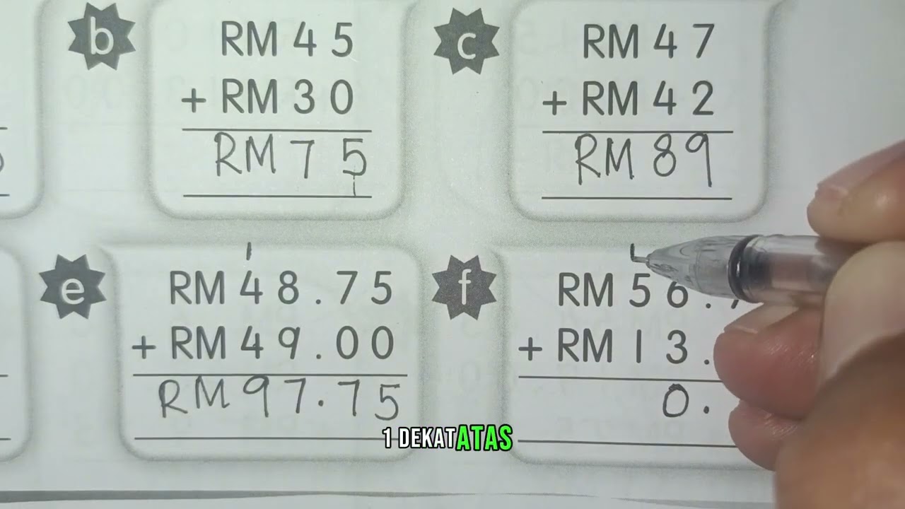 BUKU AKTIVITI MATEMATIK TAHUN 2 MUKA SURAT 105