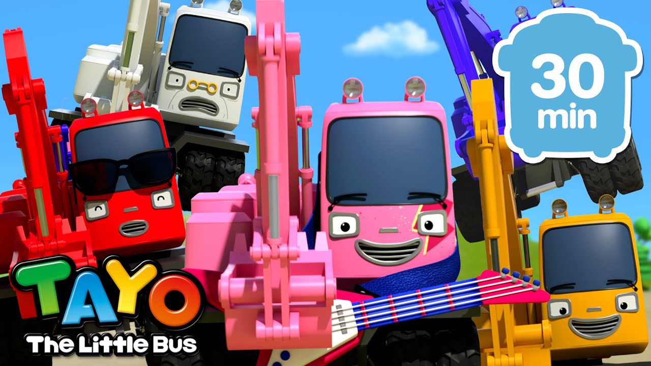 Tayo Checkup Song Compilation | Strong Heavy Vehicles | Rescue Team | Tayo the Little Bus