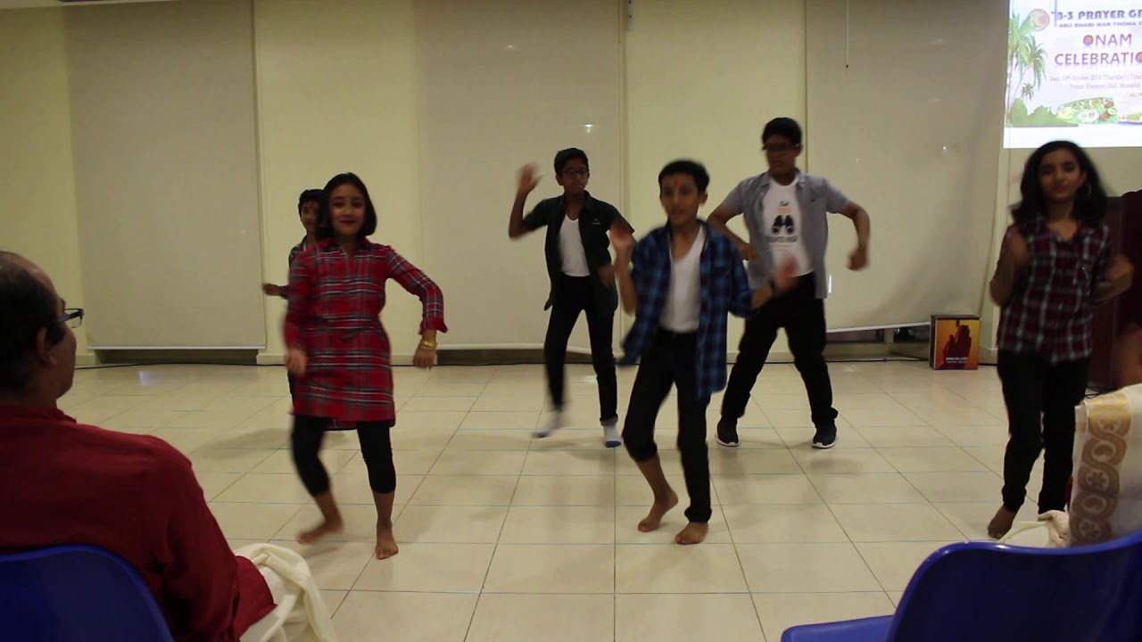 B3 kids Onam dance (Jackson song + Kudukku Song)