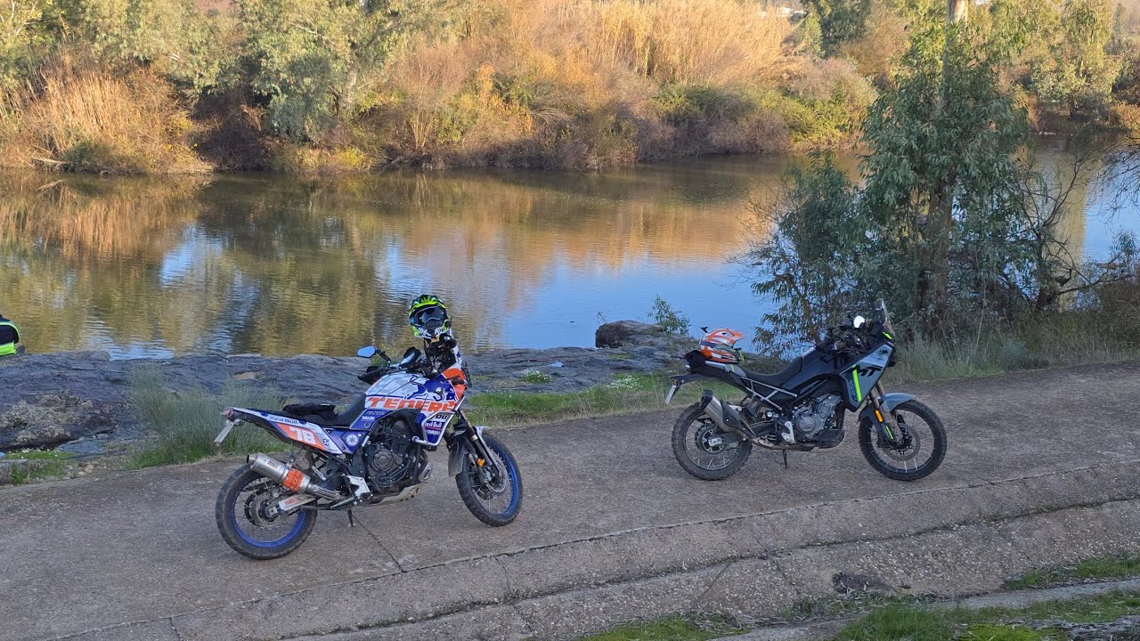 Por la orilla del rio Guadiana!! 