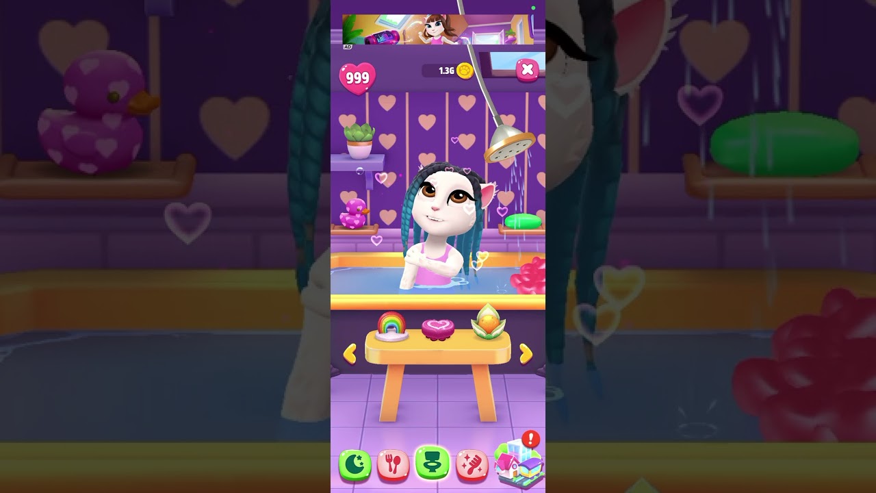 My talking Angele 2#kidsvideo#talkingtomcat #gaming#video#ლ(◉❥◉ლ)(✿♥‿♥)ʘ⁠‿⁠ʘ(⁠✷⁠‿⁠✷⁠)#