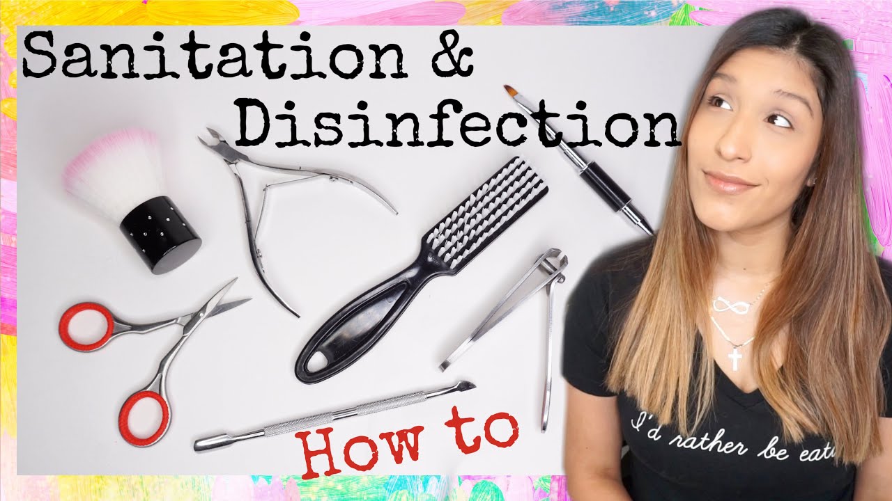 How to properly clean your nail care tools | Sanitation and Desinfection | ByClouser