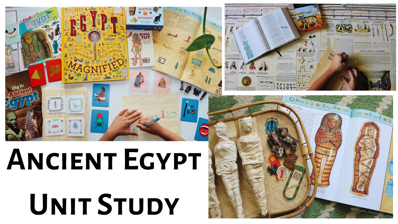 Ancient Egypt Homeschool Unit Study l Books, Unschooling Resources, and Projects